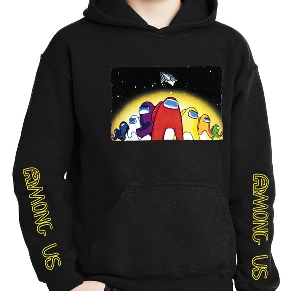 Among US Black/Red Youth Hoodie - Unisex - Picture 1 of 3
